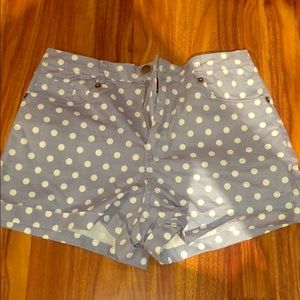 Blue Polka-Dot Shorts